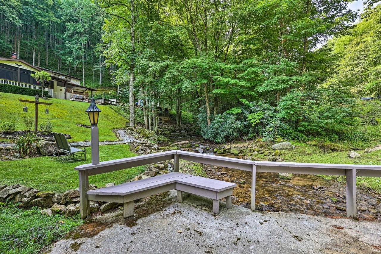 Creekside Roan Mountain Cabin Walk To Trails Exterior foto