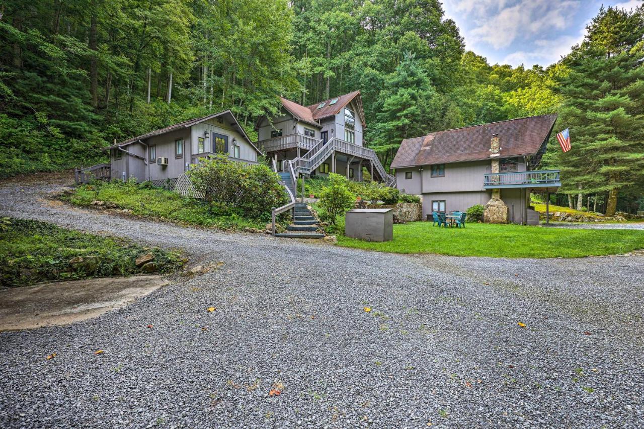 Creekside Roan Mountain Cabin Walk To Trails Exterior foto